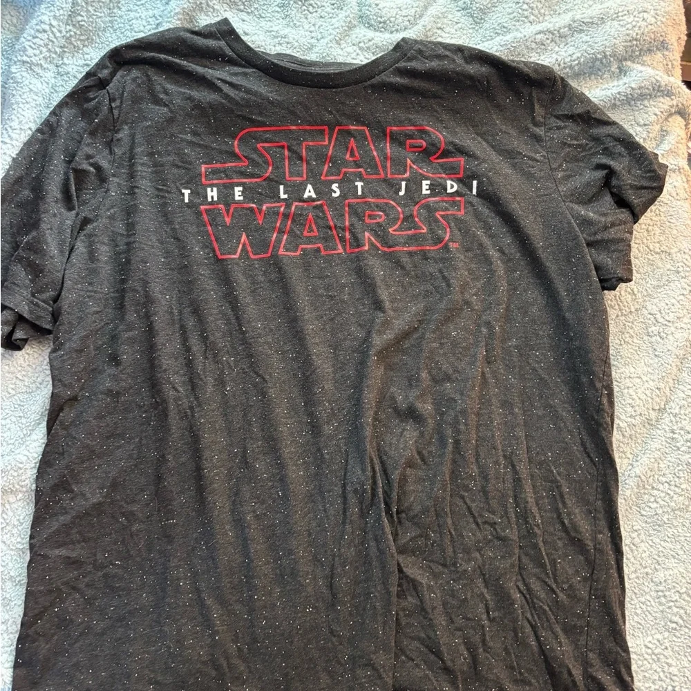 Star Wars The Last Jedi Charcoal Tee - Picture 1 of 4